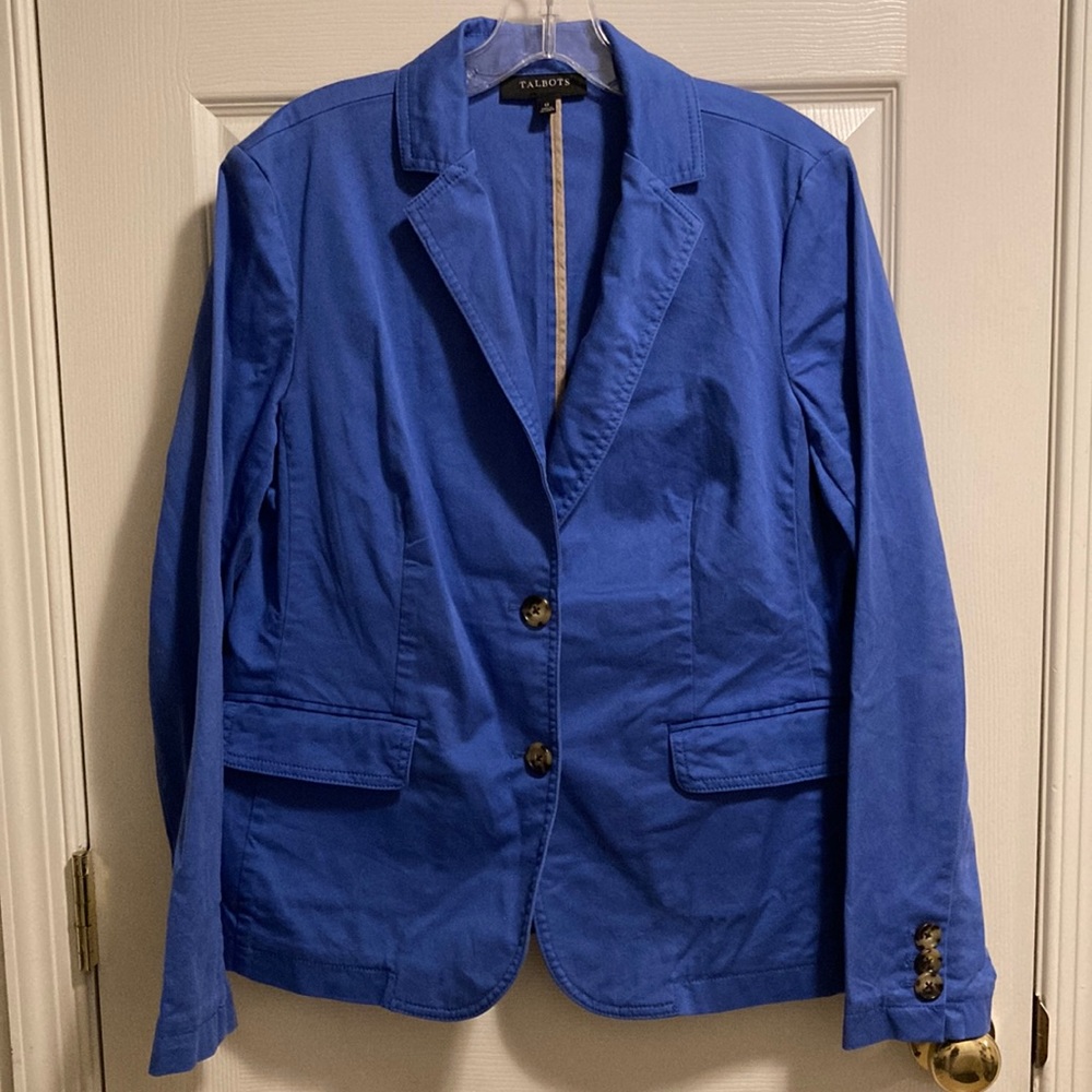 🟨🟨 Talbots Women’s Blue Blazer (size 12)